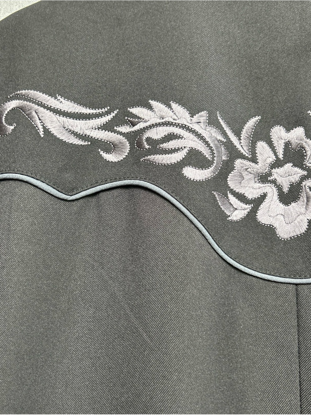 Scully Black Western Embroidered Sport Coat - Picture 9 of 16